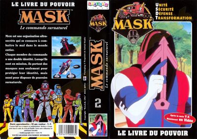 M.A.S.K. M.A.S.K. VHS France black no. 2